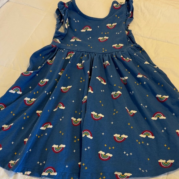 Hanna Andersson Blue Rainbow Dress - Picture 2 of 3